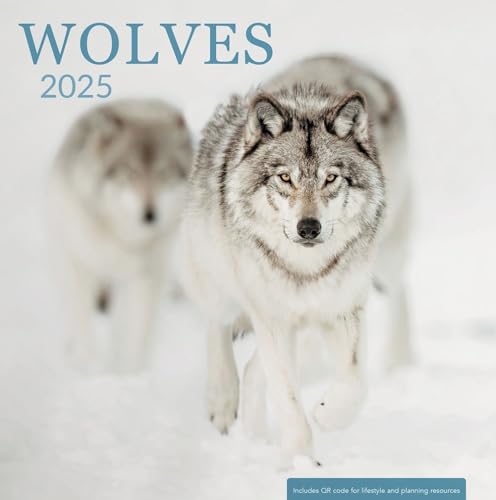 Wolves 2025 Wall Calendar