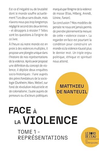 Face à la violence: Représentations von BORD DE L EAU