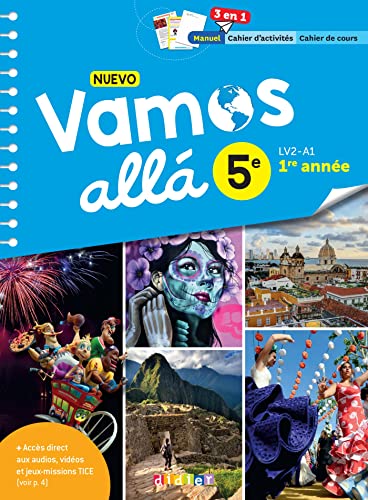 NUEVO Vamos allá Espagnol 5e - Ed. 2022 - Manuel-cahier élève: Manuel et cahier élève von DIDIER