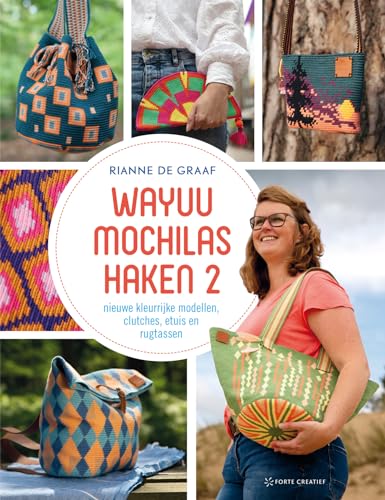 Wayuu mochilas haken: Nieuwe kleurrijke modellen, clutches, etuis en rugtassen
