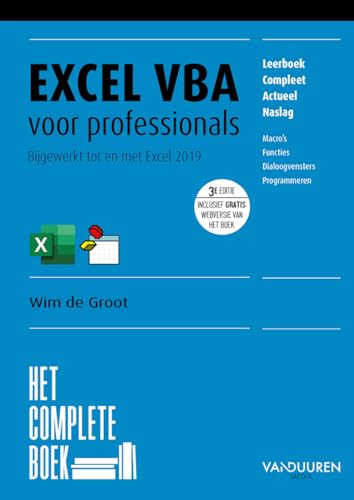 Excel VBA voor professionals (Het complete boek) von Van Duuren Media