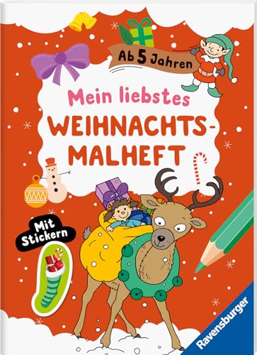 Mein liebstes Weihnachtsmalheft mit Stickern ab 5 Mein liebstes Weihnachtsmalheft mit Stickern ab 5 von Ravensburger