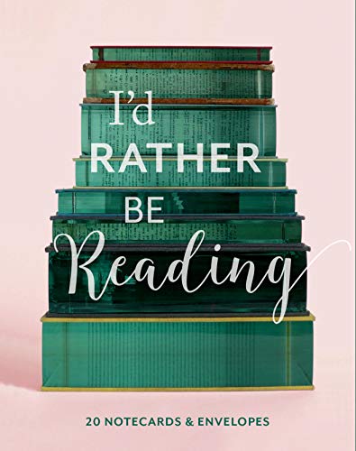 I'd Rather Be Reading: 20 Notecards & Envelopes: (Book Lover's Gift, Blank Notecard Set, Literary Birthday Gift) von Chronicle Books