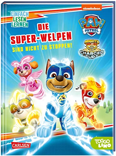 PAW Patrol: Die Super-Welpen sind nicht zu stoppen!: Einfach Lesen Lernen | Mighty Pups für Leseanfänger*innen | Zwei spannende Abenteuer in einem Buch (PAW Patrol Erstlesebuch, Band 4) PAW Patrol: Die Super-Welpen sind nicht zu stoppen!: Einfach Lesen Lernen | Mighty Pups für Leseanfänger*innen | Zwei spannende Abenteuer in einem Buch (PAW Patrol Erstlesebuch, Band 4)
