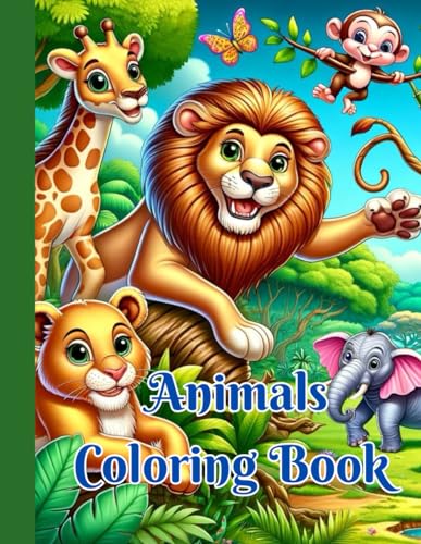 Animals Coloring Book: Explore the Animal Kingdom With Colorful Creativity von Independently published