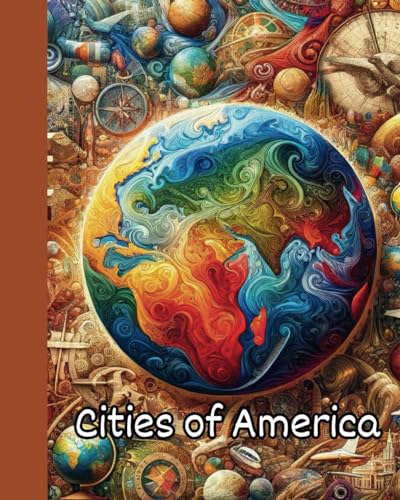 Cities of America: American Cities Word Search, Geography Puzzle Book, Travel Enthusiast Puzzles von Independently published