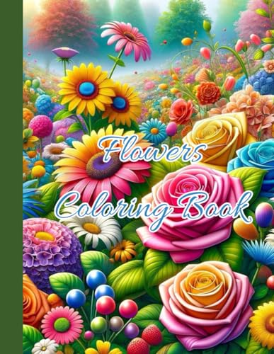 Flowers Coloring Book: A Magical Floral Adventure for Young Artists von Independently published