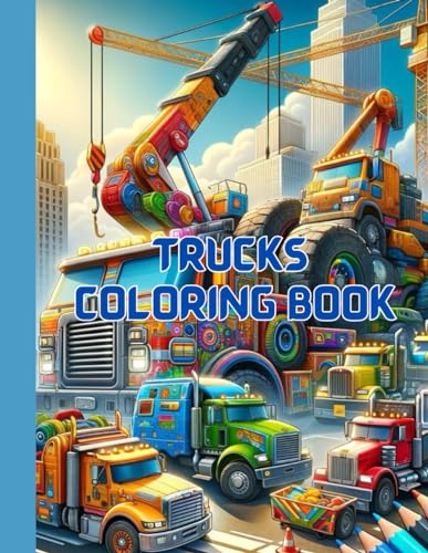 Trucks Coloring Book: A Colorful Adventure for Young Truck Enthusiasts von Independently published