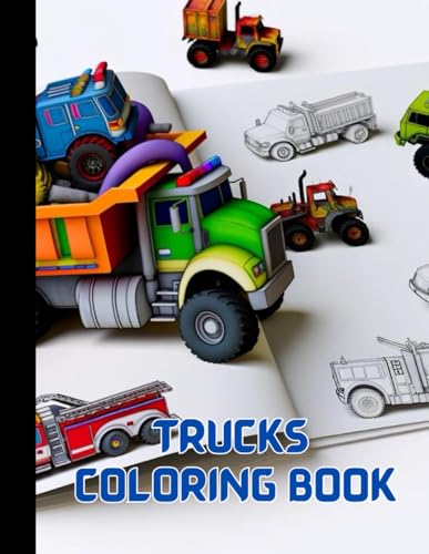 Trucks Coloring Book: A Colorful Adventure for Young Truck Enthusiasts von Independently published