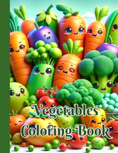 Vegetables Coloring Book: A Colorful Exploration of Vegetables for Kids von Independently published