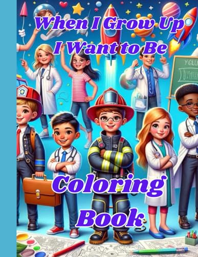 When I Grow Up I Want to Be Coloring Book: Unleash Your Child’s Future With Every Color von Independently published