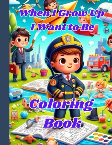 When I Grow Up I Want to Be Coloring Book: Unleash Your Child’s Future With Every Color von Independently published