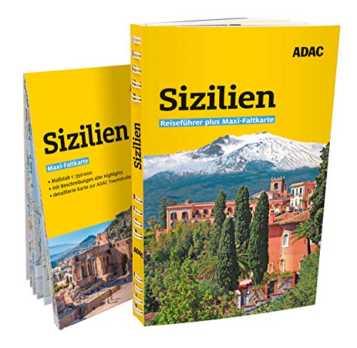 ADAC Reiseführer plus Sizilien: Mit Maxi-Faltkarte und praktischer Spiralbindung