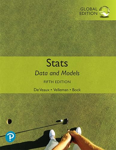 Stats: Data and Models, Global Edition von Pearson Education Limited