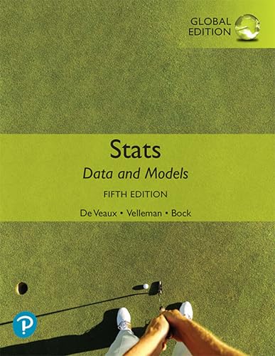 Stats: Data and Models, Global Edition von Pearson