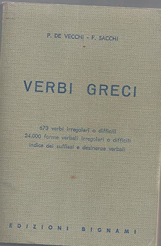 Verbi greci. Per il Liceo classico