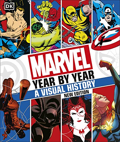 Marvel Year By Year A Visual History New Edition (DK Bilingual Visual Dictionary)