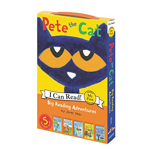 Pete the Cat: Big Reading Adventures: 5 Far-Out Books in 1 Box! (My First I Can Read)