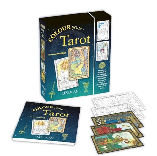 Colour Your Tarot: Includes a full deck of specially commissioned tarot cards, a deck of cards to colour in and a 64-page illustrated book von Ryland Peters & Small