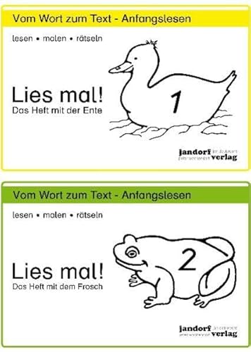 Lies mal!, Heft 1 und Hefte 2: Das Heft mit der Ente / Das Heft mit dem Frosch