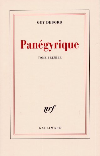 Panegyrique T1: Tome 1 von GALLIMARD