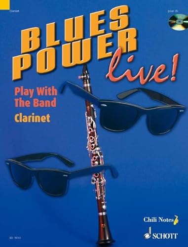 Blues Power live!: Play With The Band. Klarinette. Ausgabe mit CD.