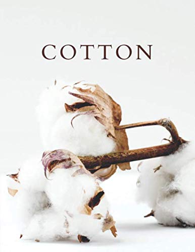 Cotton: A Decorative Book │ Perfect for Stacking on Coffee Tables & Bookshelves │ Customized Interior Design & Home Decor