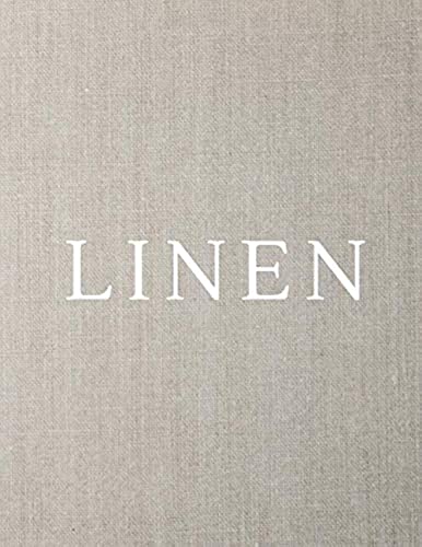Linen: A Decorative Book │ Perfect for Stacking on Coffee Tables & Bookshelves │ Customized Interior Design & Home Decor