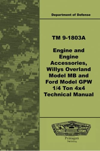 TM 9-1803A Engine and Engine Accessories, Willys Overland Model MB and Ford Model GPW ¼ Ton 4x4 Technical Manual TM 9-1803A Engine and Engine Accessories, Willys Overland Model MB and Ford Model GPW ¼ Ton 4x4 Technical Manual