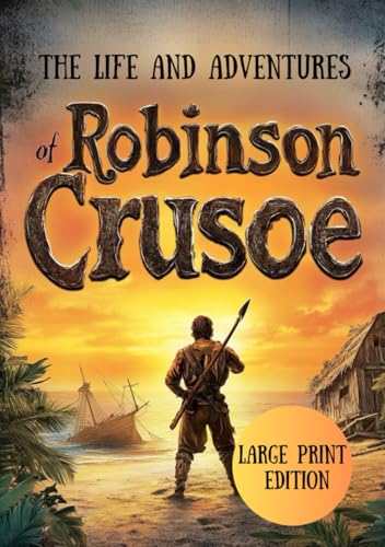 The Life and Adventures of Robinson Crusoe (Large Print Edition): A story of survival, resilience, and self-discovery on a deserted island von Independently published