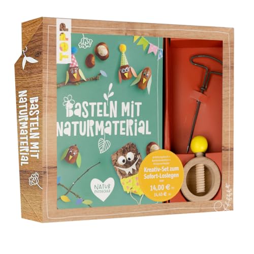 Kreativ-Set Basteln mit Naturmaterial: Buch mit Grundlagen und Bastelideen sowie Kastanienhalter und Kastanienbohrer (Buch plus Material) Kreativ-Set Basteln mit Naturmaterial: Buch mit Grundlagen und Bastelideen sowie Kastanienhalter und Kastanienbohrer (Buch plus Material)