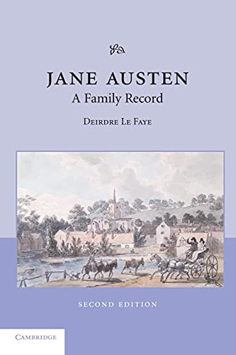 Jane Austen: A Family Record von Cambridge University Press