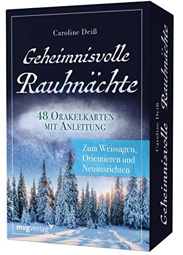 Geheimnisvolle Rauhnächte – 48 Orakelkarten mit Anleitung: Zum Weissagen, Orientieren und Neuausrichten. Das perfekte Geschenk für den Adventskalender oder zu Weihnachten