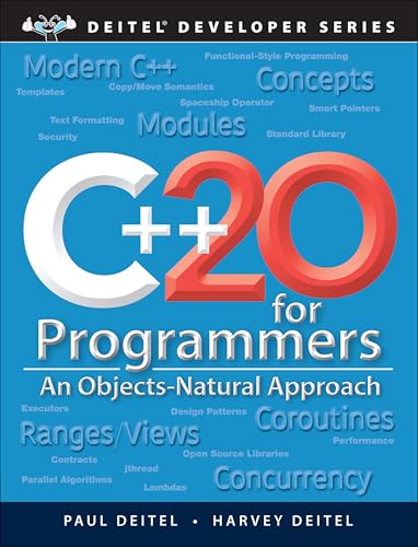 C++20 for Programmers: An Objects-natural Approach (Deitel Developer) von Pearson