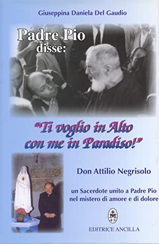 Padre Pio disse: «ti voglio in alto con me in paradiso!». Don Attilio Negrisolo, un sacerdote unito a padre Pio nel mistero di amore e di dolore (Esperienze) von Editrice Ancilla