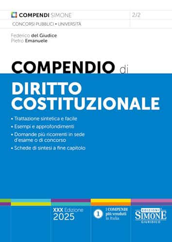 Compendio di diritto costituzionale. Nuova ediz. von Edizioni Giuridiche Simone