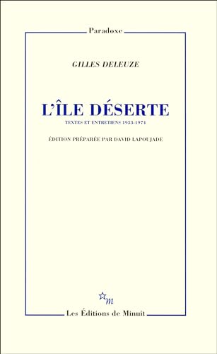 L'Île déserte et autres textes: Textes et entretiens 1953-1974