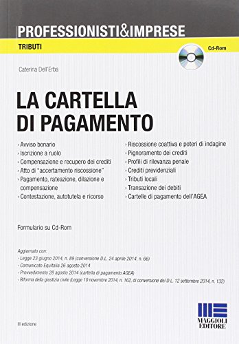 La cartella di pagamento. Con CD-ROM (Professionisti & Imprese. Tributi) von Maggioli Editore