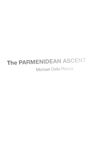The Parmenidean Ascent