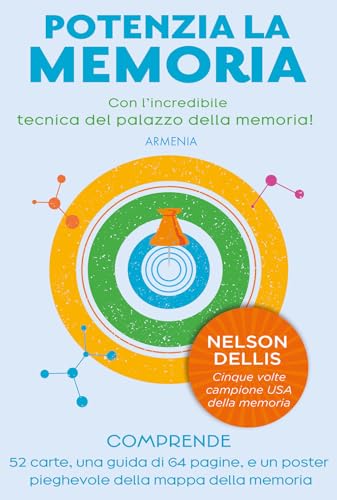 Potenzia la memoria. Con l'incredibile tecnica del palazzo della memoria. Con 52 Carte (Scrigno) von Armenia