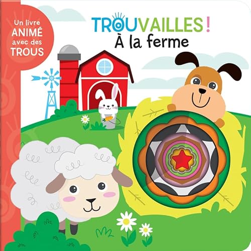 A la ferme - Livre à trous dès 18 mois. von CRACKBOOM