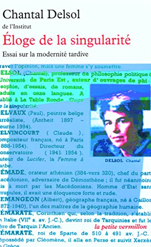 Éloge de la singularité: Essai sur la modernité tardive von TABLE RONDE