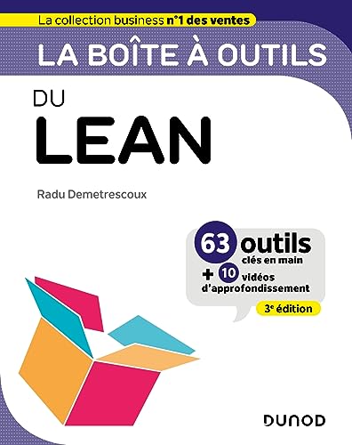 La boîte à outils du Lean - 3e éd.: 63 outils clés en main + 10 vidéos d'approfondissement von DUNOD