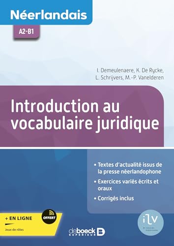 Néerlandais A2-B1 - Introduction au vocabulaire juridique von DE BOECK SUP