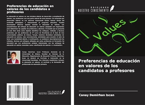 Preferencias de educación en valores de los candidatos a profesores von Ediciones Nuestro Conocimiento