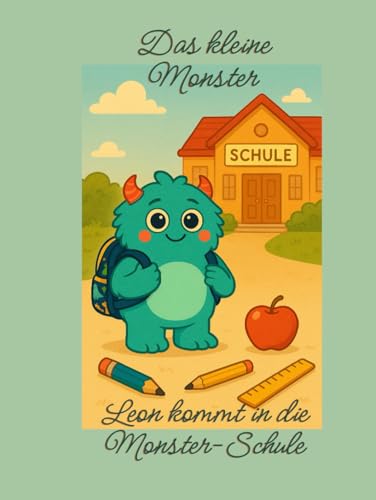Das kleine Monster - Leon kommt in die Monster-Schule: Ein fröhliches Mutmachbuch zum Schulanfang von Independently published