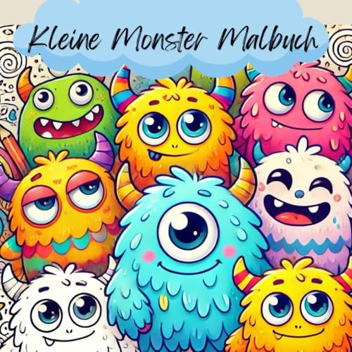 Kleine Monster Malbuch: Kreativer Ausmalspaß für Groß und Klein! von Independently published