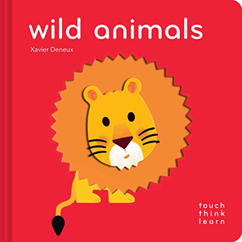 TouchThinkLearn: Wild Animals: (childrens Books Ages 1-3, Interactive Books for Toddlers, Board Books for Toddlers)