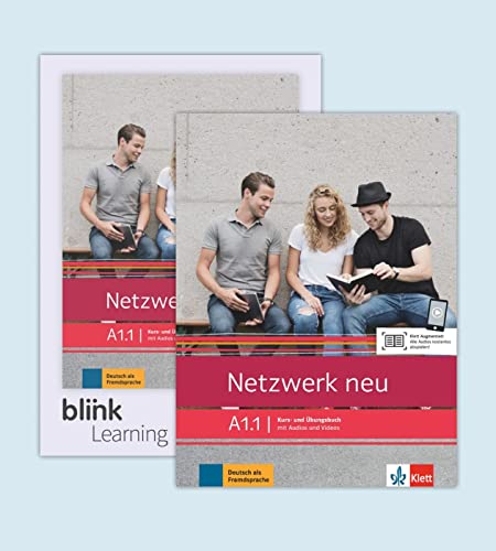 Netzwerk neu A1.1 - Media Bundle BlinkLearning: Deutsch als Fremdsprache. Kurs- und Übungsbuch mit Audios/Videos inklusive Lizenzcode BlinkLearning (14 Monate) (Netzwerk neu: Deutsch als Fremdsprache)