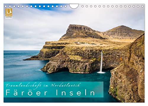 Traumlandschaft im Nordatlantik. Färöer Inseln (Wandkalender 2024 DIN A4 quer), CALVENDO Monatskalender
